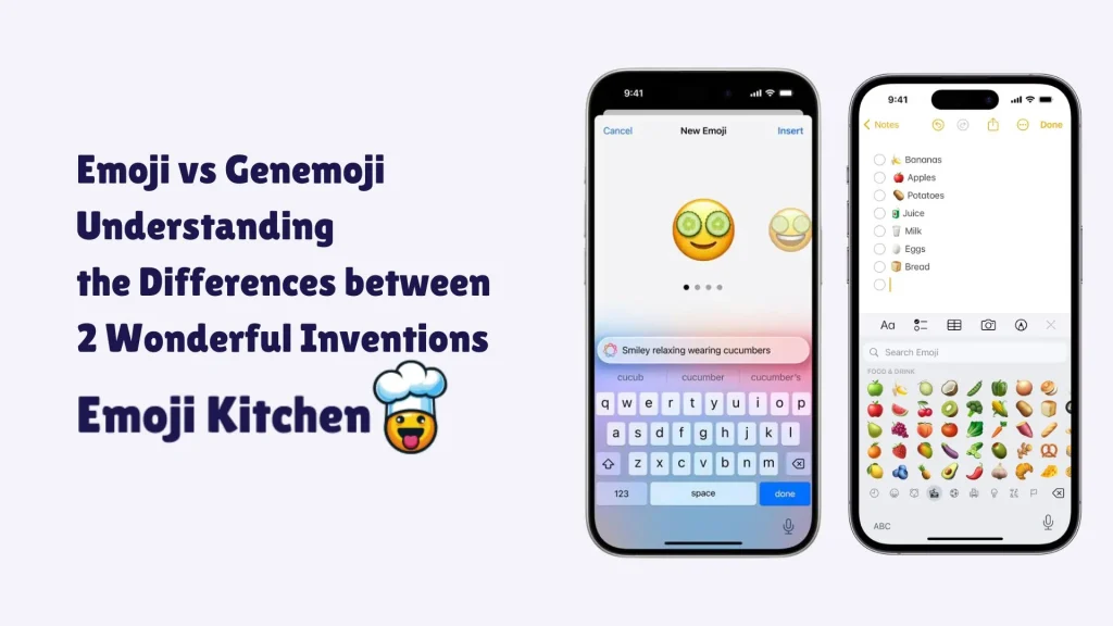 Emoji vs Genemoji: Understanding the Differences between 2 Wonderful Inventions