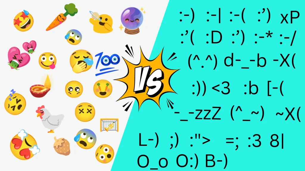 Emoji contro emoticon