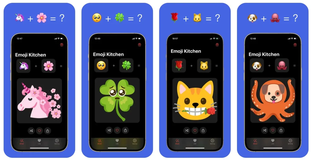 Emoji Kitchen On The Web For iPhone